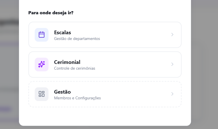 Módulos do Sistema